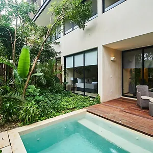 Apartment Premium Retreat With Private Pool And Terrace In Aldea Zama, Tulum